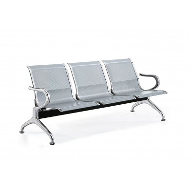 МЕТАЛНА ПОСЕТИТЕЛСКА ПЕЙКА NEW AGE 3 МЕСТА