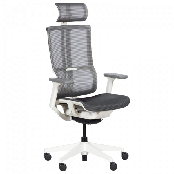 Ергономичен стол в черен цвят.