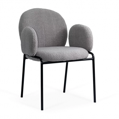 ТРАПЕЗЕН СТОЛ SAMANTA БУКЛЕ СИВ