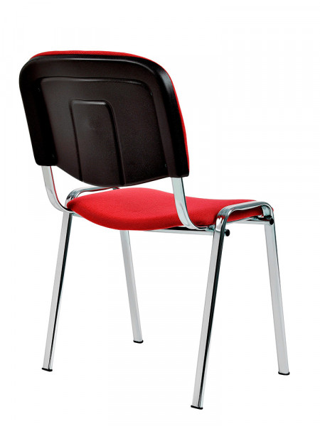 Червен посетителски стол.