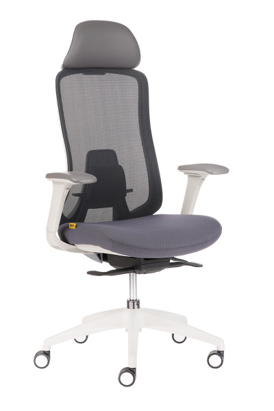 Ергономичен стол Dario в сив цвят.