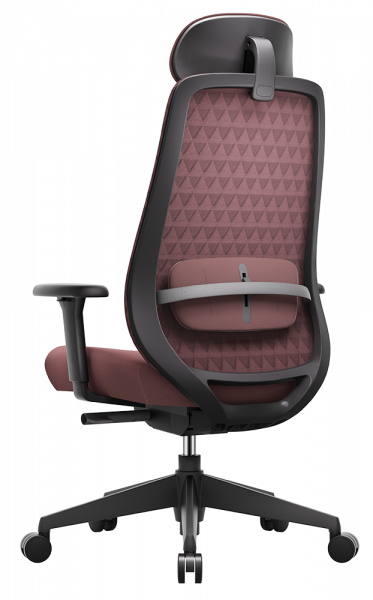 ЕРГОНОМИЧЕН СТОЛ MOKA BLACK БОРДО