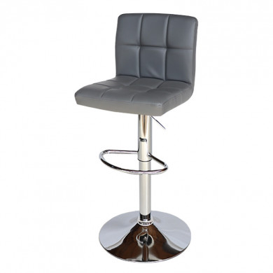 БАР СТОЛ CALIPSO 12 ЕКО КОЖА СИВ