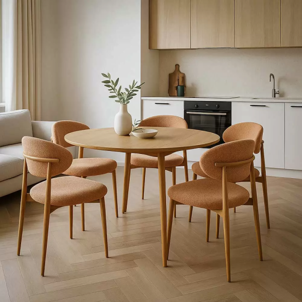 Бежов трапезен стол.