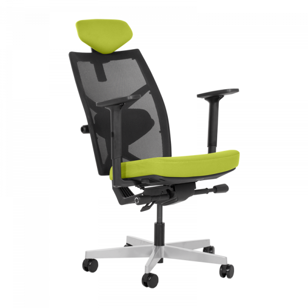 ДИРЕКТОРСКИ СТОЛ FREDO ДАМАСКА + МЕШ ГОРЧИЦА