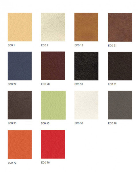 ДИРЕКТОРСКИ СТОЛ MORFEO ХРОМ ЕКО КОЖА 13 ЦВЯТА