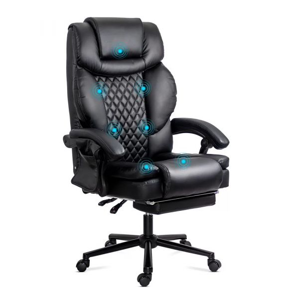 Директорски стол в черен цвят.