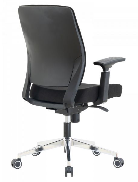 Черен работен стол.