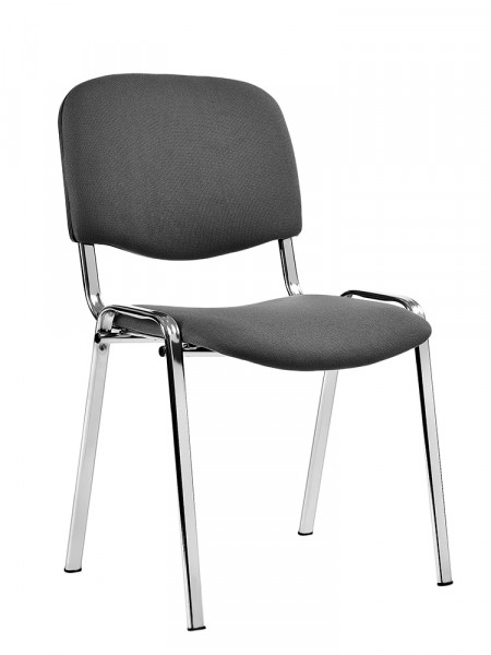 Сив посетителски стол.