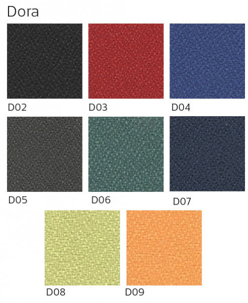 ПОСЕТИТЕЛСКИ СТОЛ 2170 ROCKY NET DORA - 8 ЦВЯТА ЧЕРНА РАМКА