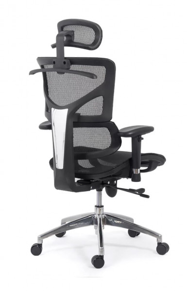 Ергономичен стол в черен цвят.