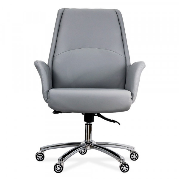 Директорски стол в сив цвят.