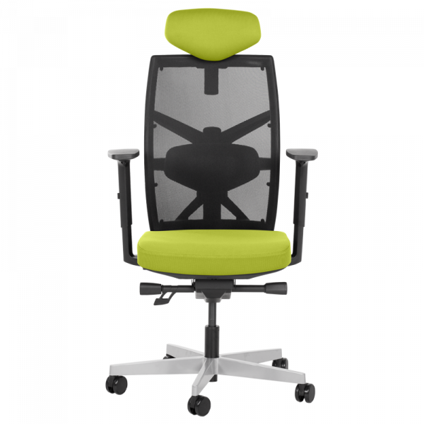 ДИРЕКТОРСКИ СТОЛ FREDO ДАМАСКА + МЕШ ГОРЧИЦА