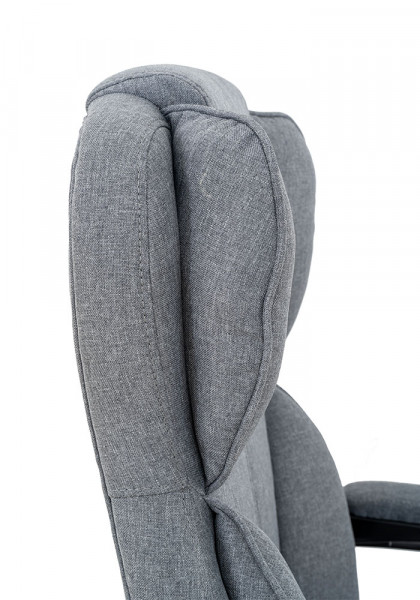 Директорски стол в сив цвят.