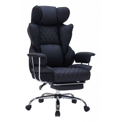 ДИРЕКТОРСКИ СТОЛ IMPERIAL ЕКО КОЖА ЧЕРЕН