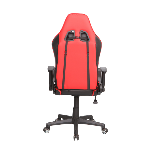 Червен геймърски стол.