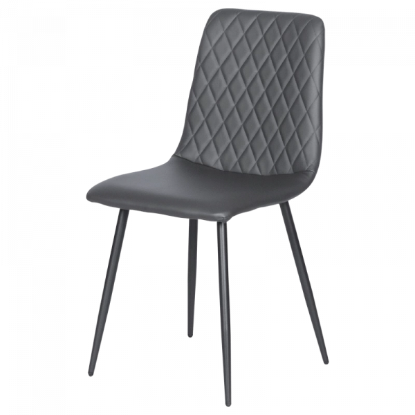 ТРАПЕЗЕН СТОЛ MONZA ЕКО КОЖА СИВ