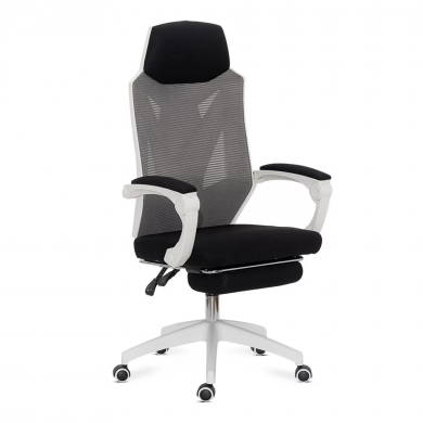 ЕРГОНОМИЧЕН ОФИС СТОЛ AMARO 2 МЕШ СИВ