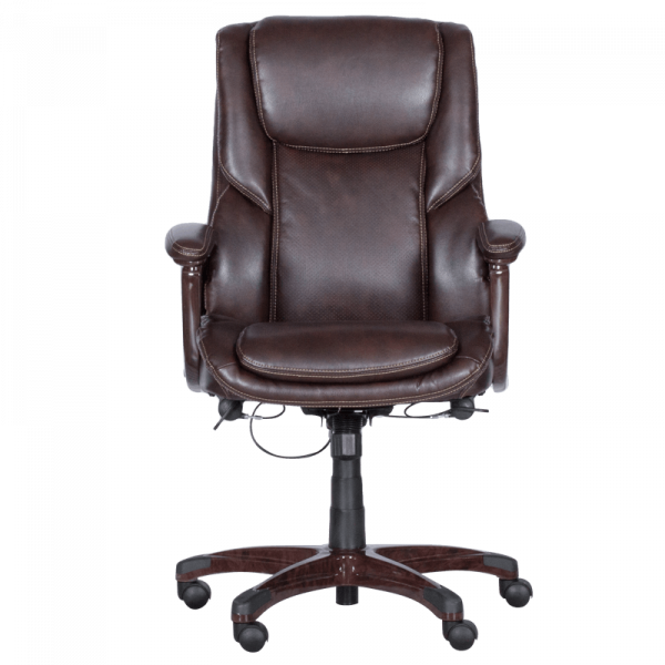 Директорски стол в тъмно кафяв цвят.