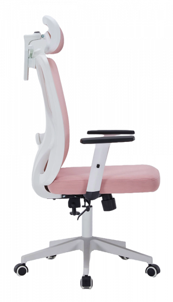 ЕРГОНОМИЧЕН СТОЛ VELLA МЕШ РОЗОВ