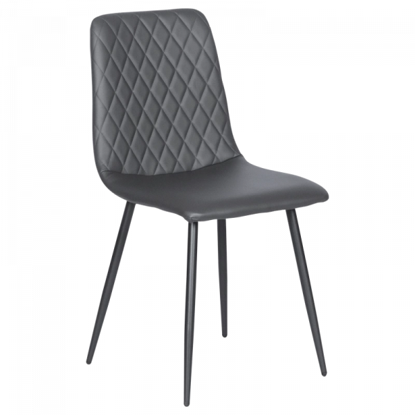 ТРАПЕЗЕН СТОЛ MONZA ЕКО КОЖА СИВ