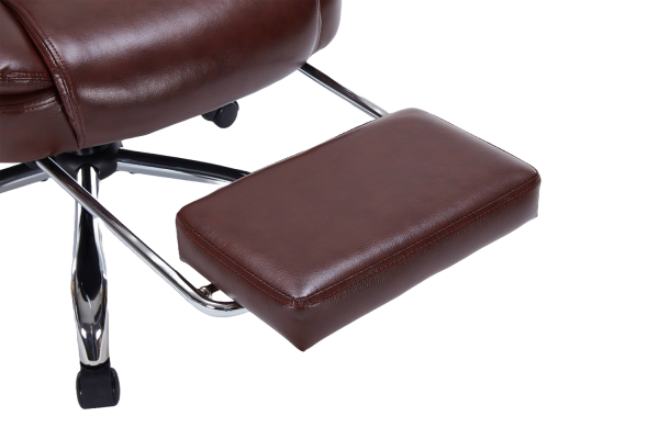 ДИРЕКТОРСКИ СТОЛ AIR MAX ЕКО КОЖА КАФЯВ