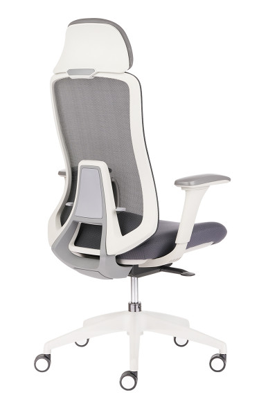 Ергономичен стол Dario в сив цвят.