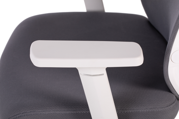 Сив ергономичен стол.