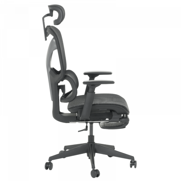 Черен ергономичен стол Colmar.