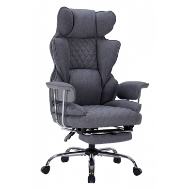 ДИРЕКТОРСКИ СТОЛ IMPERIAL ДАМАСКА СИВ