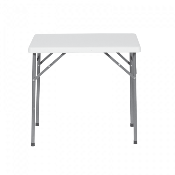 Сгъваема бяла маса.