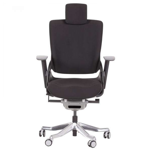 Ергономичен стол в черен цвят.