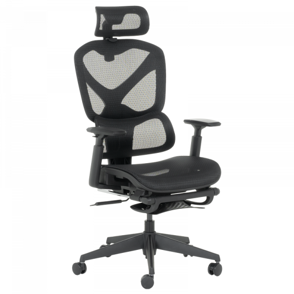 Черен ергономичен стол Colmar.