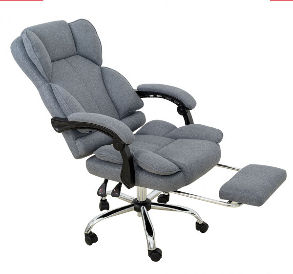 Директорски стол в сив цвят.