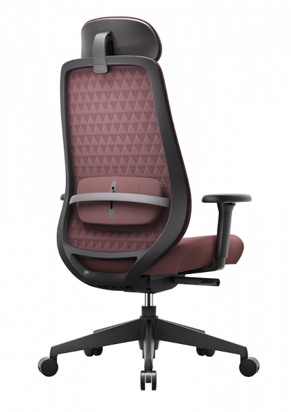 ЕРГОНОМИЧЕН СТОЛ MOKA BLACK БОРДО