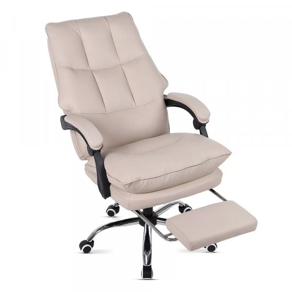 ДИРЕКТОРСКИ СТОЛ SOLOMON ЕКО КОЖА БЕЖОВ