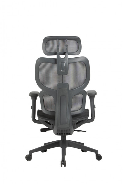 Ергономичен стол в черен цвят.