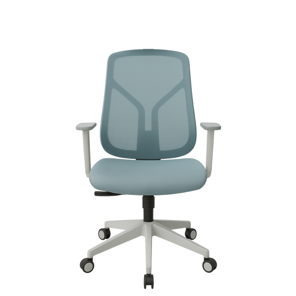 Сив работен стол.