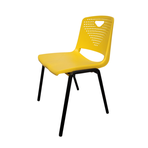 Жълт посетителски стол.