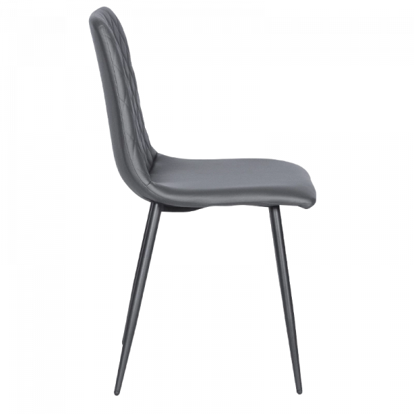 ТРАПЕЗЕН СТОЛ MONZA ЕКО КОЖА СИВ