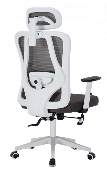 ЕРГОНОМИЧЕН СТОЛ VELLA МЕШ ТЪМНОСИВ