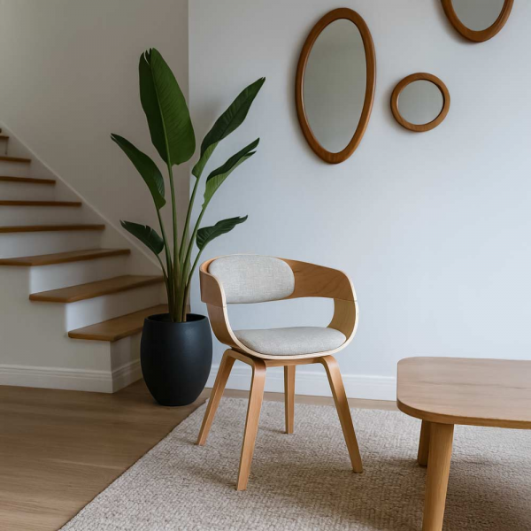 Бежов трапезен стол.