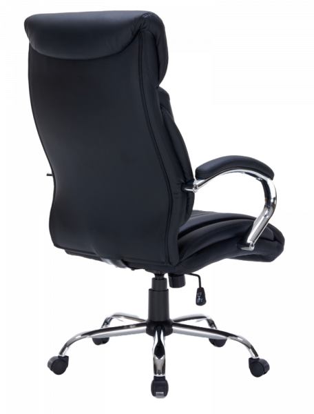 Черен директорски стол в естествена кожа.