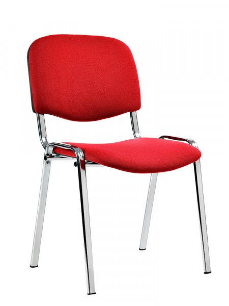 Червен посетителски стол.