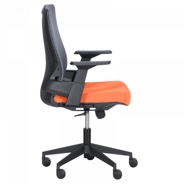 РАБОТЕН ОФИС СТОЛ 7545 ОРАНЖЕВ-СИВ