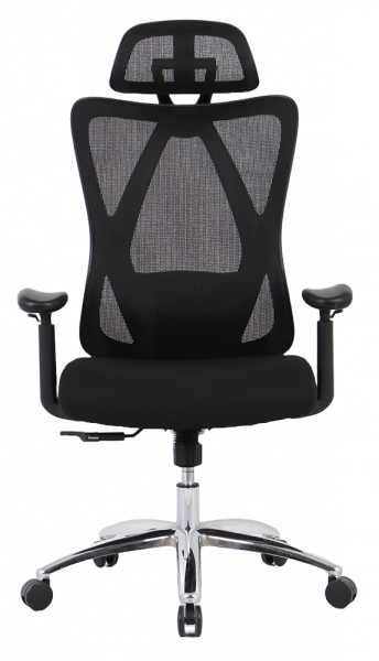 Ергономичен стол в черен цвят.