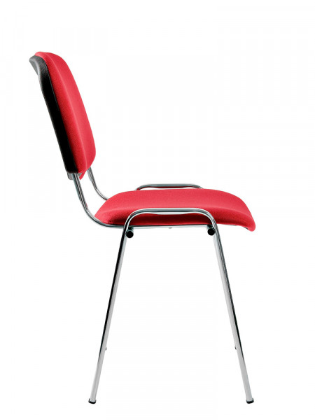 Червен посетителски стол.