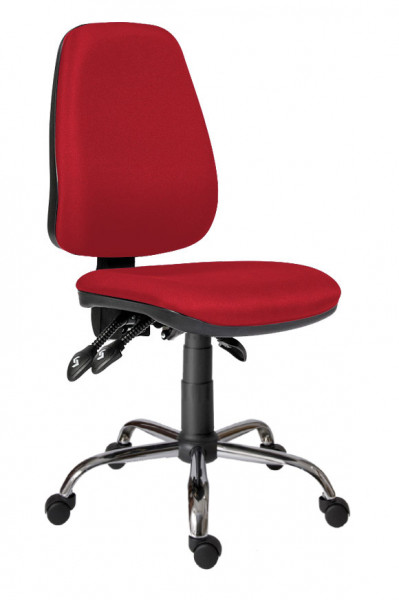 Работен стол 1140 в червен цвят.