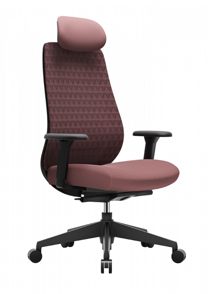 ЕРГОНОМИЧЕН СТОЛ MOKA BLACK БОРДО