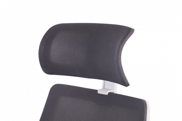 Сив ергономичен стол.